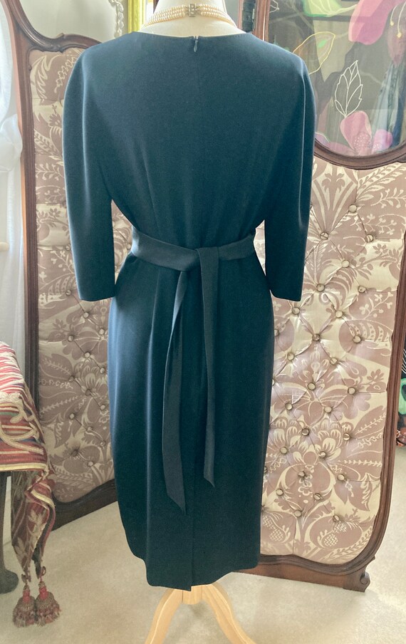 Vintage 80s Black Max Mara Designer Day To Evenin… - image 2