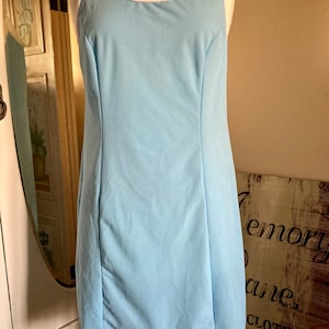 Vintage 70s Blue Brentford’s Underslip Size 36 Medium 10/12