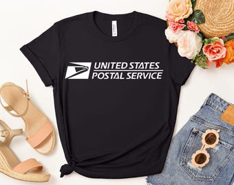 United States Postal Service T-Shirt, USPS Logo Graphic Tee