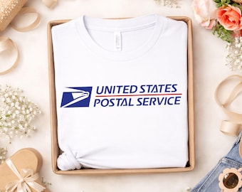 United States Postal Service T-Shirt, USPS Logo Graphic Tee