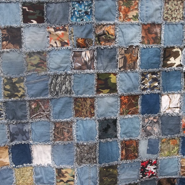 Denim Quilt Pattern - Etsy