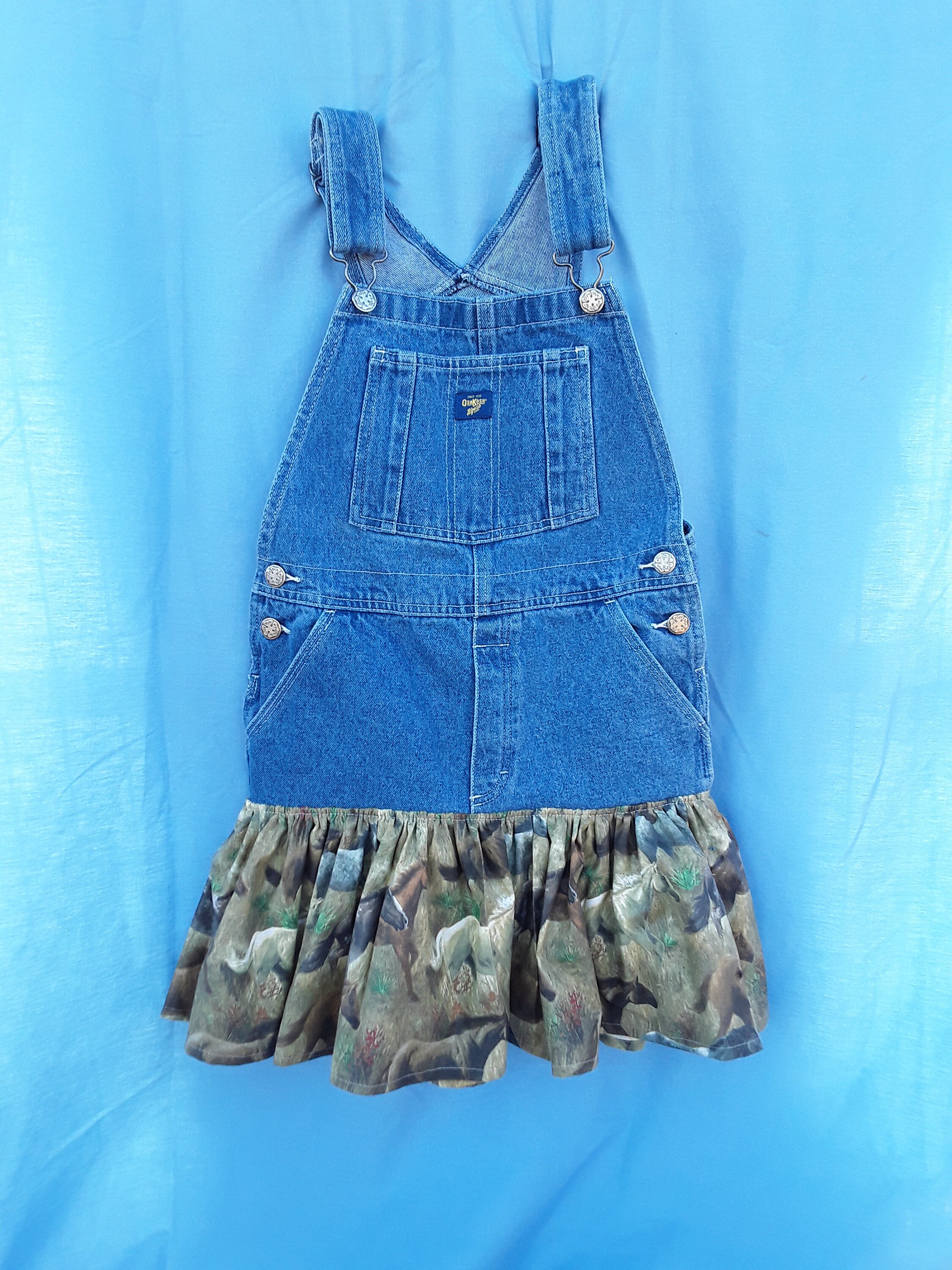 green emerald velvet dress Dark Denim Flare Overall Pants – Southern Fried Glam main image 0
