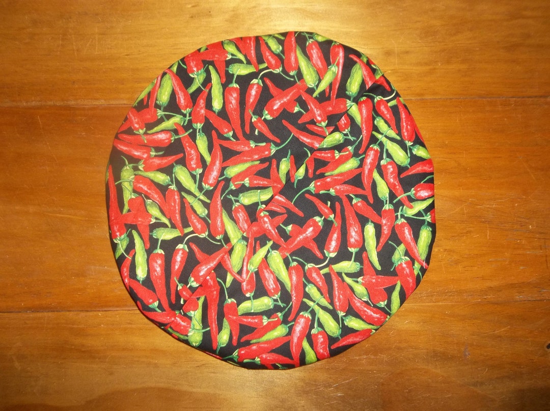 Red and Green Chile Peppers Tortilla Warmer Etsy