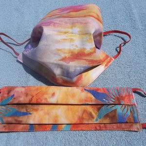 Adult Reversible Double Layer Cotton Face Mask
