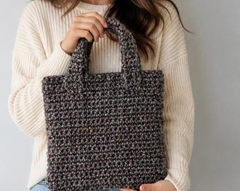 Beginner Crochet Tote Bag Pattern, Small Market Bag PDF Tutorial ...