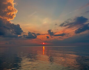 Stillness at Sunset | Indiana Dunes, Lake Michigan Fine Art Print