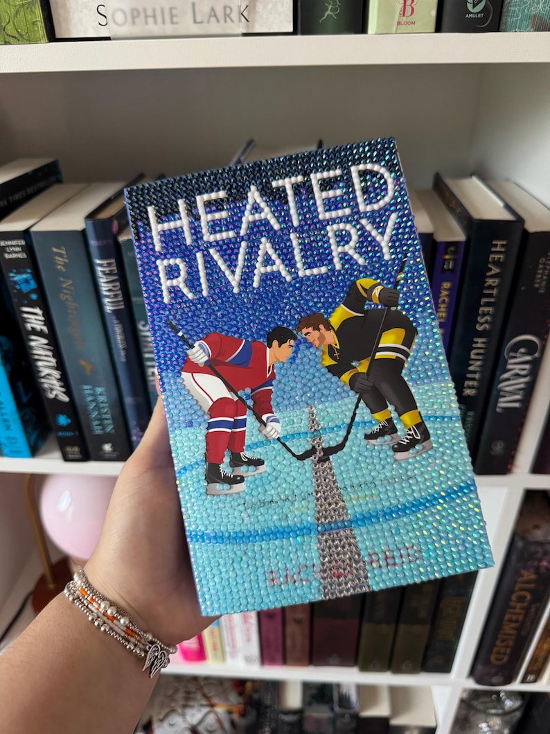 Heart Rivalry Book Heated Rivalry Bedazzled Book - Etsy