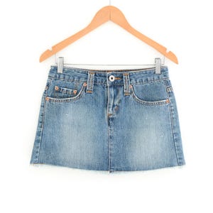 Levi Vintage Denim Skirt - Etsy