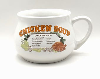 Dat'l Do It Chicken Soup Recipe Mug Vintage
