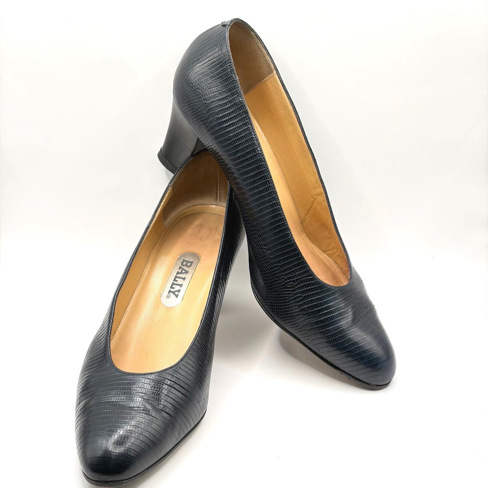 BALLY Switzerland Continentals Prezzo Black Leather Loafers Men\'s Size 8.5C Italian Leather Pump - Etsy Canada main image 2