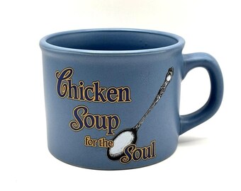 CHICKEN SOUP for the Soul Blue Large Mug Vintage 2003
