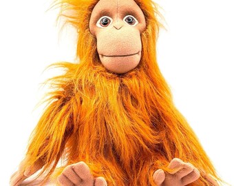 VTG 4K Polar Puff Special Effects 11" Orangutan Plush Ringo Fluffy Toy 1994