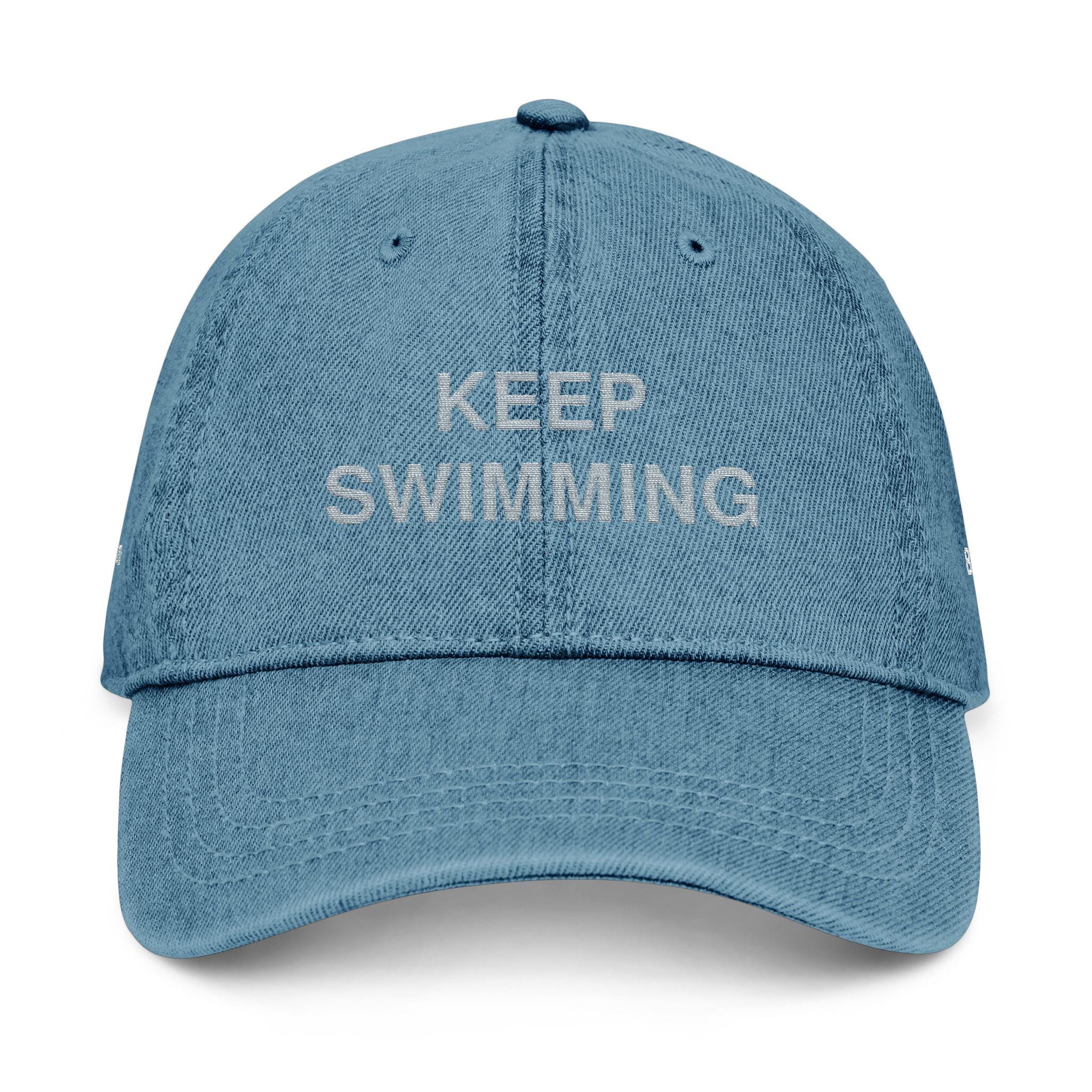 Keep Swimming Embroidered Denim Cap | BTS Arirang Tour Merch