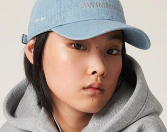 Keep Swimming Embroidered Denim Cap | BTS Arirang Tour Merch