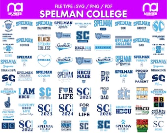 Spelman College Svg bundle, Jaguars pngs, Football, Cricut, Athletics, College, digital file, svg bundle, stickers, decal, printable, pdf