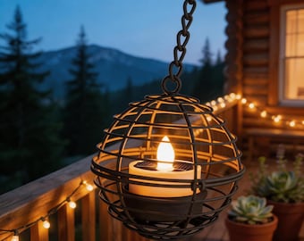 3-Pack wasserdichte Solar Hängelaternen, Garten Terrasse Yard Dekorative Solarleuchten im Freien