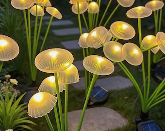 Wasserdichte LED Solar Pilz Licht, Outdoor Rasen Hof Weg Dekor Lampe