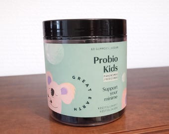 Gummies Probio Kids | Complemento alimenticio infantil | Gummies sabor fruta | 60 unidades | Formato fácil para niños