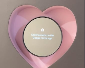 Heart Shaped Google Nest recessed drywall mount