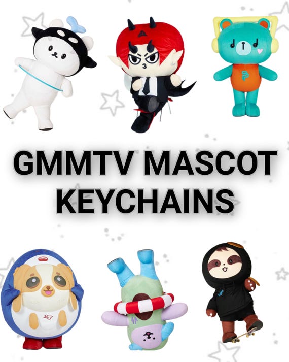 GMMTV Mascot Keychains - Etsy