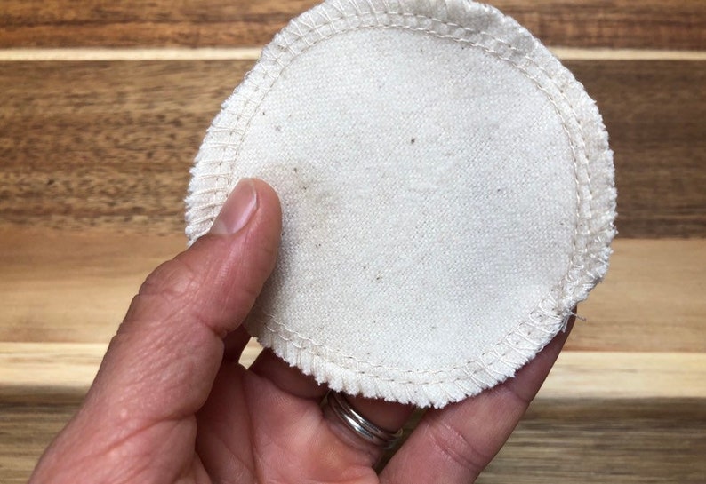 Organic Reusable Facial Rounds 40 Organic Cosmetic Rounds Etsy