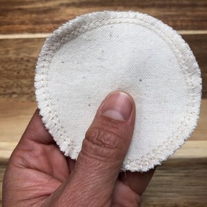 Zero Waste Mother's Day Gift, Organic Reusable Facial Rounds, Organic Cosmetic Rounds, Makeup Remover Pads image 3