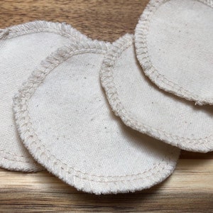 Zero Waste Mother's Day Gift, Organic Reusable Facial Rounds, Organic Cosmetic Rounds, Makeup Remover Pads image 4