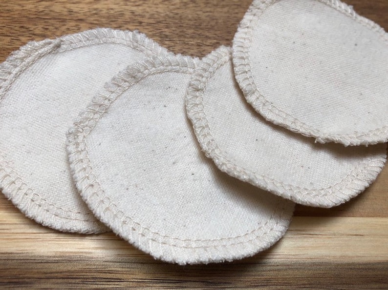 Zero Waste Mother's Day Gift, Organic Reusable Facial Rounds, Organic Cosmetic Rounds, Makeup Remover Pads image 4