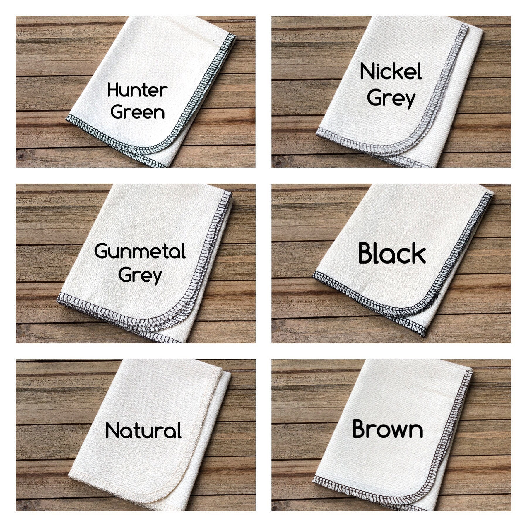 Organic Kitchen Towels Choose Your Color Organic Reusable Etsy