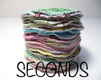 SECONDS 20 Reusable Facial Rounds, 20 Cosmetic Rounds, Makeup Remover Pads, SECONDS Facial Pads