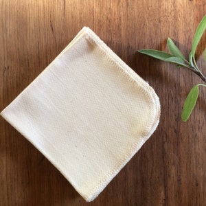 Reusable Paper Towels, 10 Organic Cotton Towels, Zero Waste Reusable Kitchen Towel