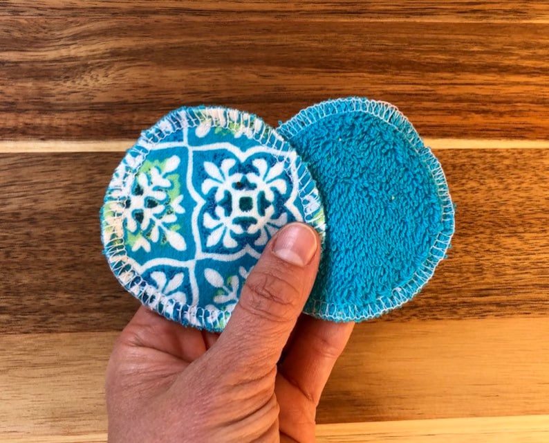 Reusable Facial Rounds 10 or 20 Cosmetic Rounds Makeup Etsy