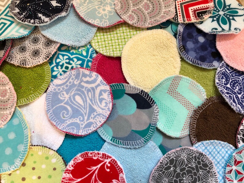 Reusable Facial Rounds 10 or 20 Cosmetic Rounds Makeup Etsy