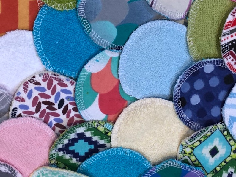 Reusable Facial Rounds 10 or 20 Cosmetic Rounds Makeup Etsy