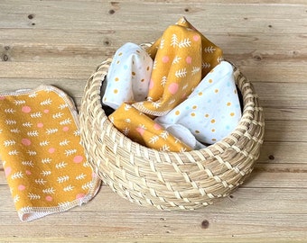 ORGANIC Reusable Tissues, Reusable Cloth Tissues, Organic Cloth Handkerchief