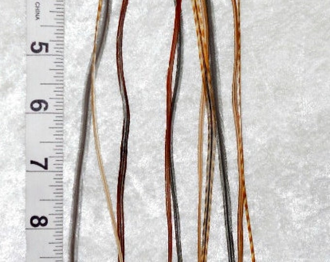 Bulk 10 Premium Natural Hair Feathers Extensions Make Your Own Etsy
