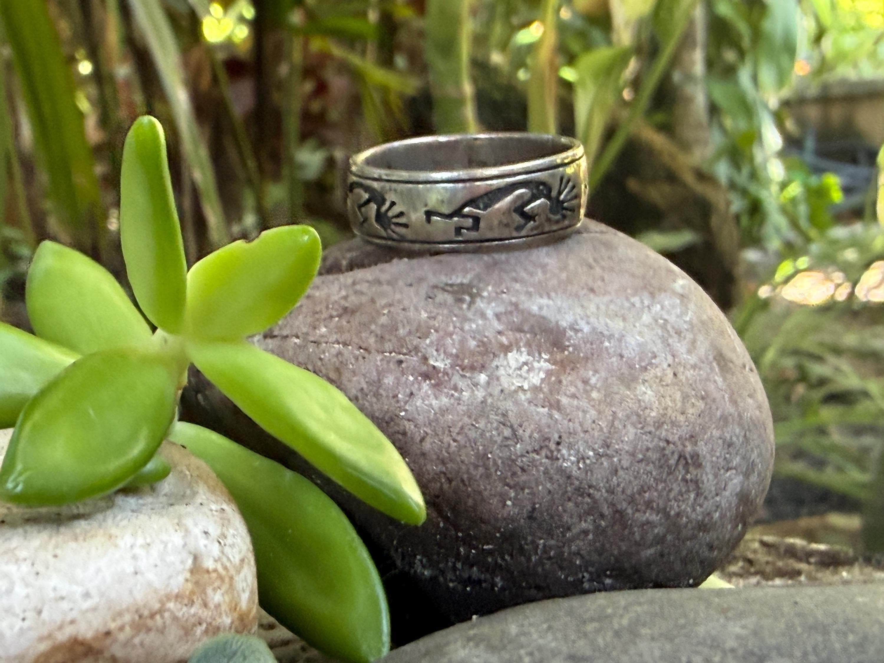 Silver Kokopelli Rings - Etsy