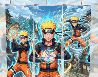 Anime Hero Tumbler Wrap | 20 Unzen dünnes Sublimationsdesign | Digitaler Download