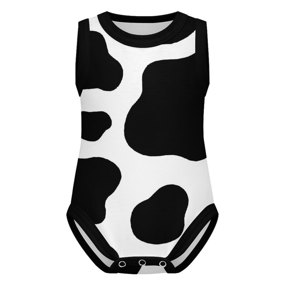 Cow Print Baby Romper | Western Baby Bodysuit | Trendy Farm Animal Baby ...