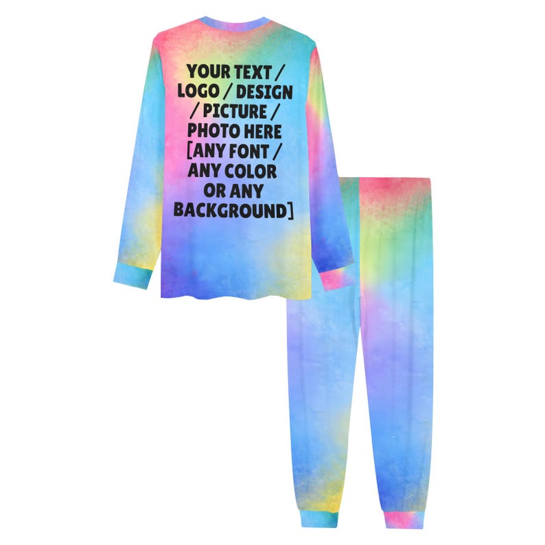 Pyjamas Text Png Personalized Text Logo Photo Pajamas for Men, Custom Jumpsuit, Funny ...