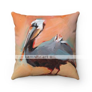 PELICAN PILLOW COVER • indoor / outdoor / square pillow cover