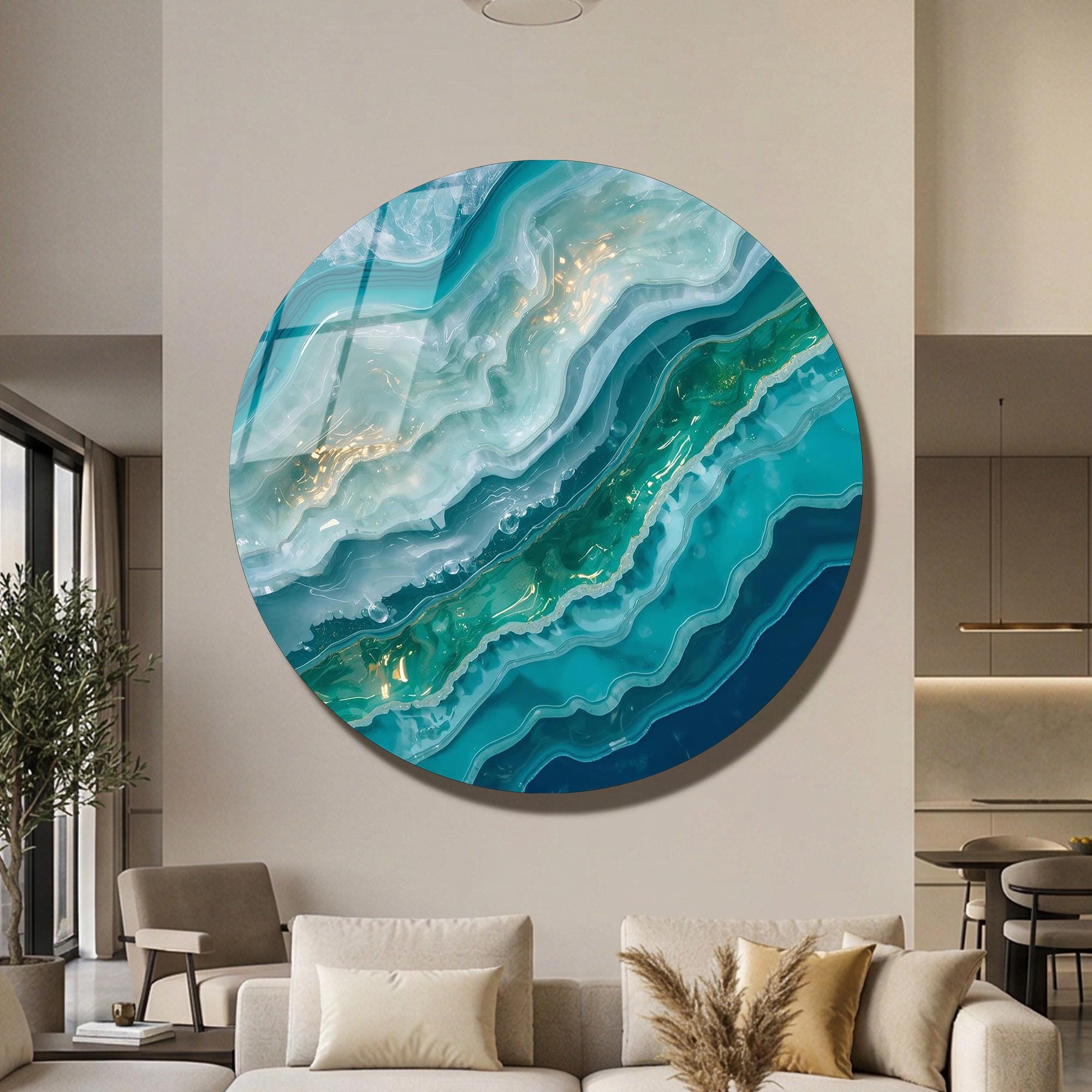 Glass wall art - Etsy 日本