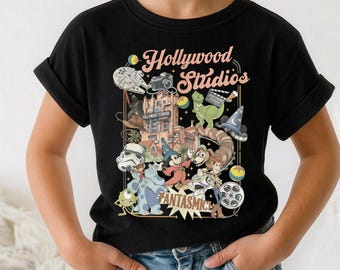 Disney Hollywood Studios Crew Shirt, Fantasmic Tower of Terror Tee, Whimsical Toy Story Star Wars Monsters Inc Vacation Top Gift