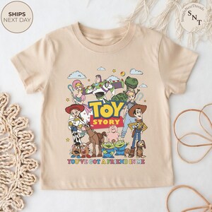 Kids Toy Story Shirt, You've Got a Friend in Me Shirt, Buzz Lightyear Woody Tee, Pixar Disney Apparel, Family Vacation Shirt bild 10