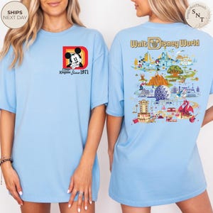 Kids Walt Disney World Magic Kingdom 1971 Shirt, Mickey D Vintage Graphic Tee, Disney Family Vacation Shirt for Boys Girls bild 11