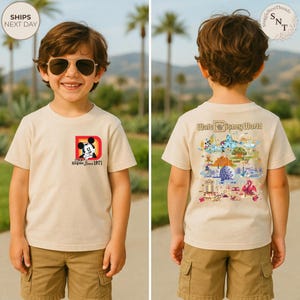 Kids Walt Disney World Magic Kingdom 1971 Shirt, Mickey D Vintage Graphic Tee, Disney Family Vacation Shirt for Boys Girls bild 7