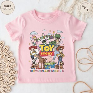 Kids Toy Story Shirt, You've Got a Friend in Me Shirt, Buzz Lightyear Woody Tee, Pixar Disney Apparel, Family Vacation Shirt bild 11
