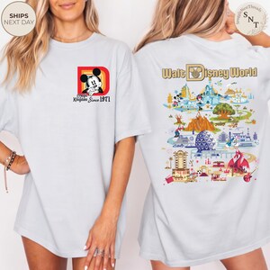 Kids Walt Disney World Magic Kingdom 1971 Shirt, Mickey D Vintage Graphic Tee, Disney Family Vacation Shirt for Boys Girls bild 3