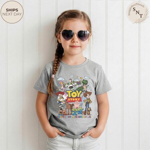Kids Toy Story Shirt, You've Got a Friend in Me Shirt, Buzz Lightyear Woody Tee, Pixar Disney Apparel, Family Vacation Shirt bild 5