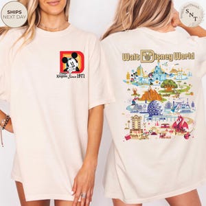 Kids Walt Disney World Magic Kingdom 1971 Shirt, Mickey D Vintage Graphic Tee, Disney Family Vacation Shirt for Boys Girls bild 2